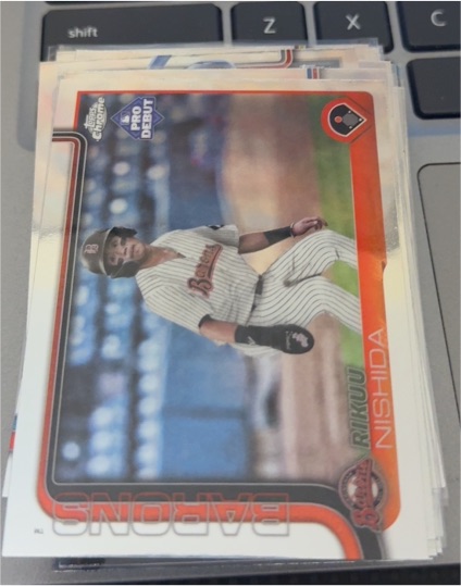 2025 Topps Pro Debut #PD-86 Rikuu Nishida — front