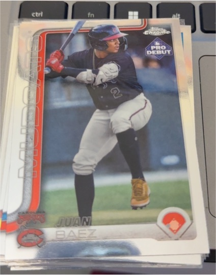 2025 Topps Pro Debut #PDC-91 Juan Baez Chrome — front