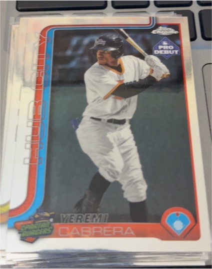 2025 Topps Pro Debut Chrome #PDC-103 Yeremi Cabrera — front