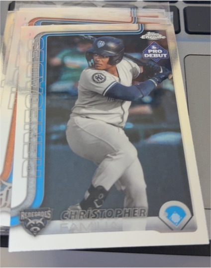 2025 Topps Pro Debut Chrome #PDC-118 Christopher Familia — front