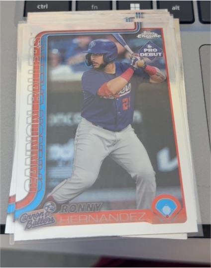 2025 Topps Pro Debut Chrome #PDC-161 Ronny Hernandez — front