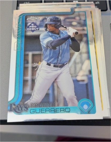 2025 Topps Pro Debut Chrome #PDC-164 Brailer Guerrero — front