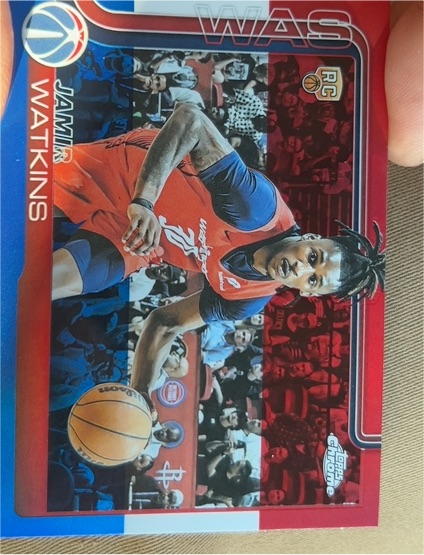 2025-26 Topps Chrome #294 Jamir Watkins — front
