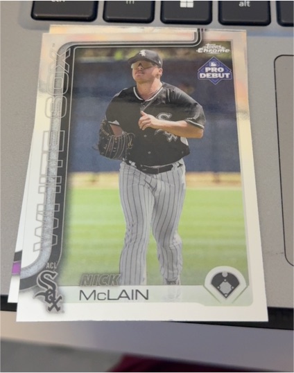 2025 Topps Pro Debut Chrome #PDC-190 Nick McLain — front