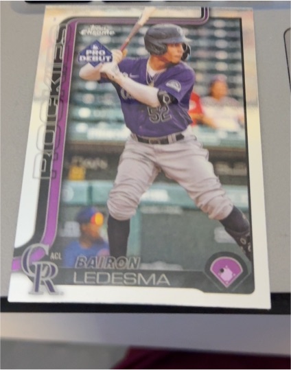 2025 Topps Pro Debut #PDC-192 Bairon Ledesma — front