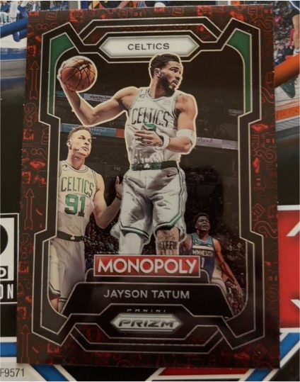 2023-24 Panini Prizm Monopoly #7 Jayson Tatum — front