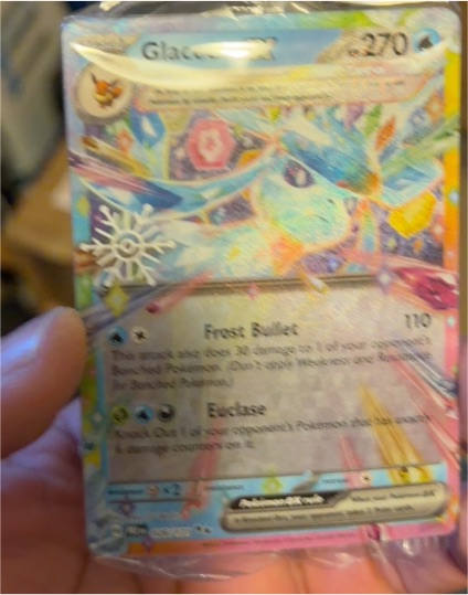 2025 Pokémon TCG Prismatic Evolutions #026 Glaceon EX — front