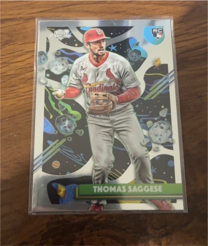 2025 Topps Cosmic Chrome #44 Thomas Saggese — front
