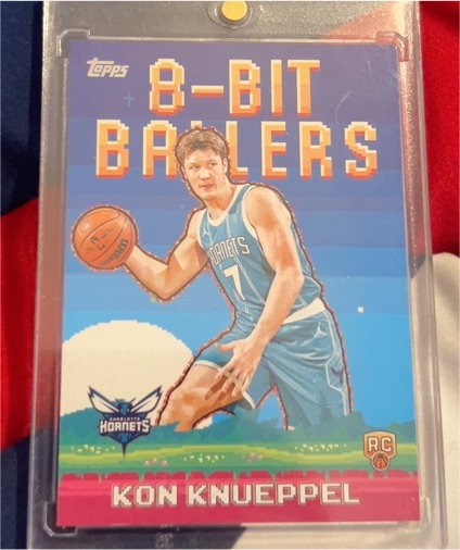 2025-26 Topps Basketball #8B-34 Kon Knueppel 8-Bit Ballers Rookie Card — front