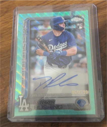 2025 Topps Chrome #RA-DR Dalton Rushing — front