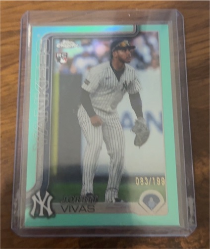 2025 Topps Chrome Update #USC113 Jorbit Vivas — front