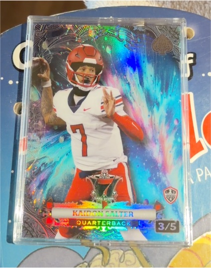 2024 Wild Card 7 Card Stud #Kaidon Salter — front