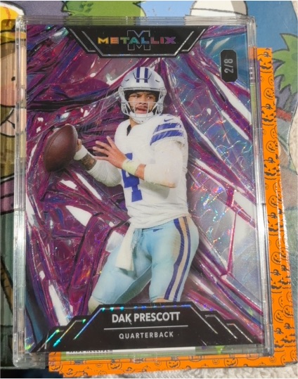 2025 Wild Card Metallix #2/8 Dak Prescott — front