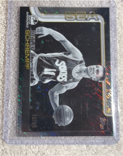 2025-26 Topps #270 Detlef Schrempf Blackout — front