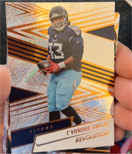 2025 Panini Revolution #120 T'Vondre Sweat — front