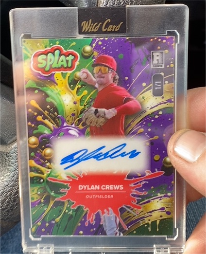 2024 Wild Card Splat #Splat Dylan Crews — front
