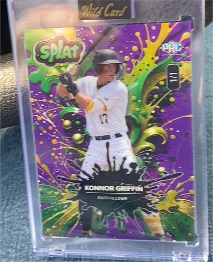 2024 Wild Card Splat #1/7 Konnor Griffin — front
