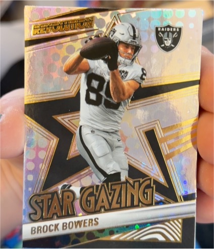2025 Panini Revolution #15 Brock Bowers Star Gazing — front