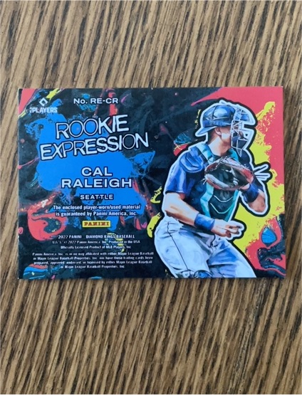 2022 Panini Diamond Kings Rookie Expression #RE-CR Cal Raleigh — front