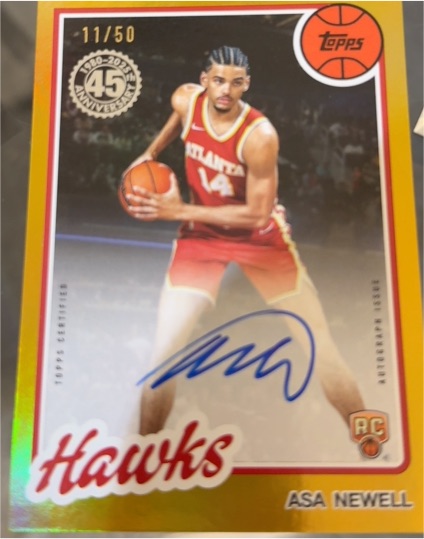 2025-26 Topps 45th Anniversary #80BK-69 Asa Newell — front