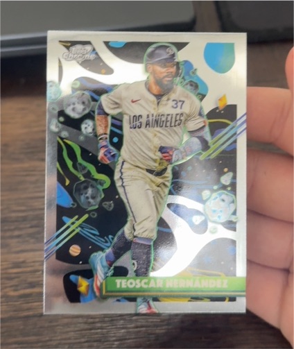 2025 Topps Cosmic Chrome #77 Teoscar Hernandez — front