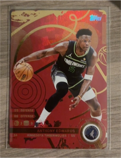 2025-26 Topps Match Attax #64 Anthony Edwards — front