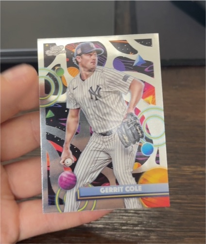 2025 Topps Cosmic Chrome #82 Gerrit Cole — front