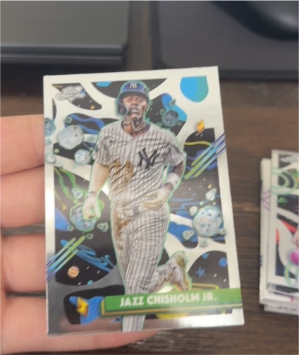 2025 Topps Cosmic Chrome #156 Jazz Chisholm Jr. — front