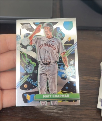 2025 Topps Chrome Cosmic #72 Matt Chapman — front