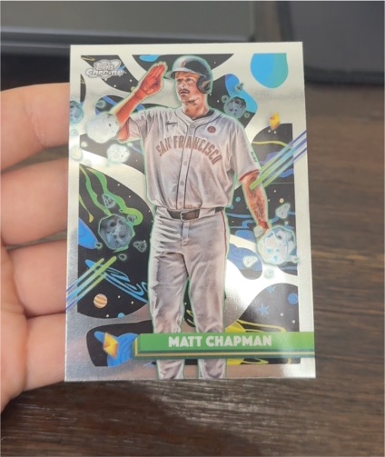 2025 Topps Chrome Cosmic #72 Matt Chapman — front