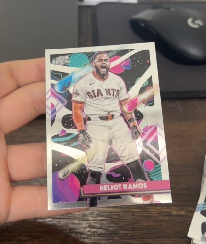 2025 Topps Cosmic Chrome #41 Heliot Ramos — front