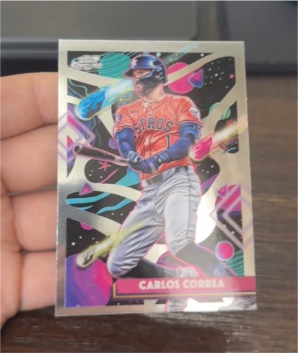 2025 Topps Cosmic Chrome #101 Carlos Correa — front