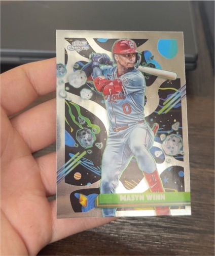 2025 Topps Chrome Cosmic #0 Masyn Winn — front