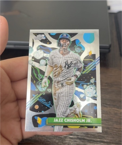 2025 Topps Cosmic Chrome #156 Jazz Chisholm Jr. — front