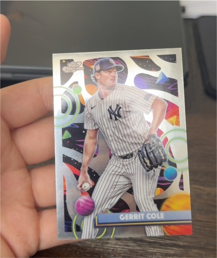 2025 Topps Chrome Cosmic #82 Gerrit Cole — front