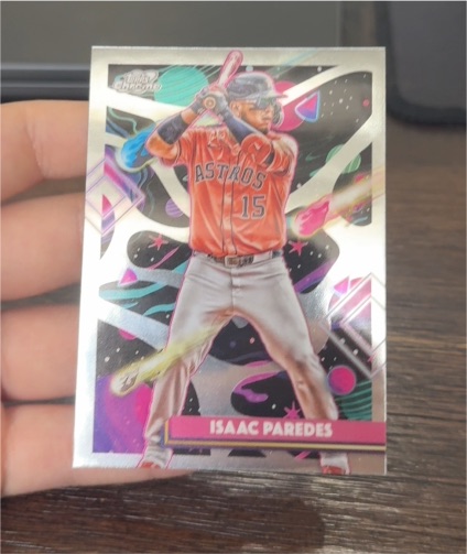 2025 Topps Cosmic Chrome #90 Isaac Paredes — front