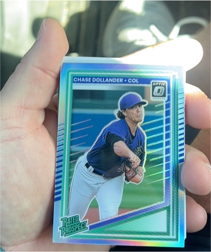 2025 Panini Donruss Optic #134 Chase Dollander — front