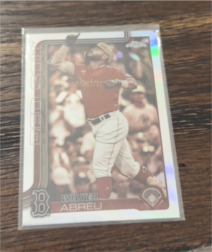 2025 Topps Chrome #367 Wilyer Abreu — front