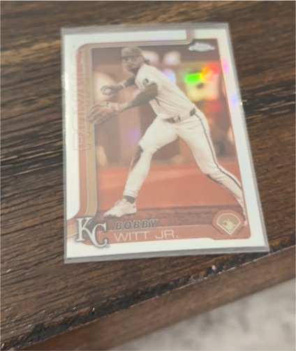 2025 Topps Chrome #93 Bobby Witt Jr. — front