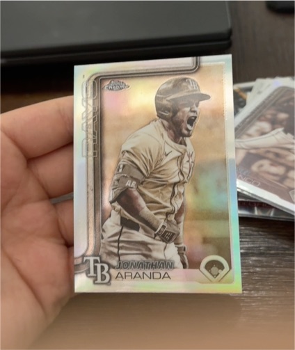 2025 Topps Chrome Update #USC68 Jonathan Aranda — front