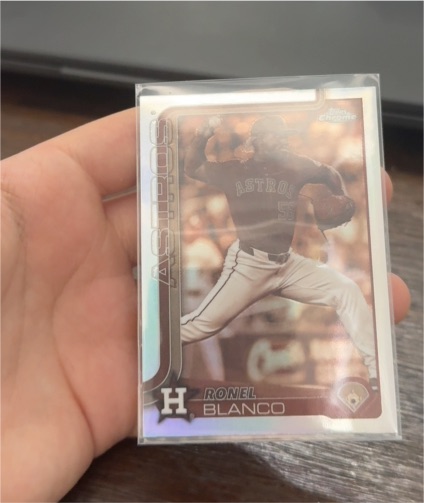 2025 Topps Chrome #292 Ronel Blanco Sepia Refractor — front