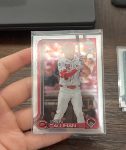 2025 Topps Chrome Update #USC156 Tyler Callihan — front