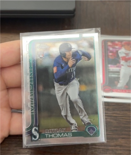 2025 Topps Chrome #RC Rhylan Thomas — front