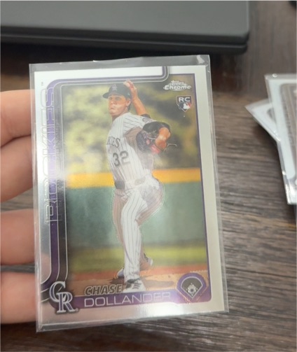 2025 Topps Chrome Update #USC18 Chase Dollander — front