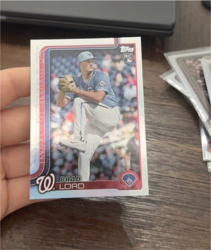 2025 Topps Update Series #US39 Brad Lord — front