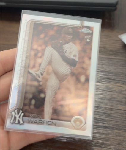 2025 Topps Chrome #81 Will Warren — front