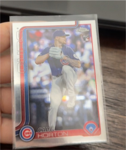 2025 Topps Chrome Update #USC63 Cade Horton — front