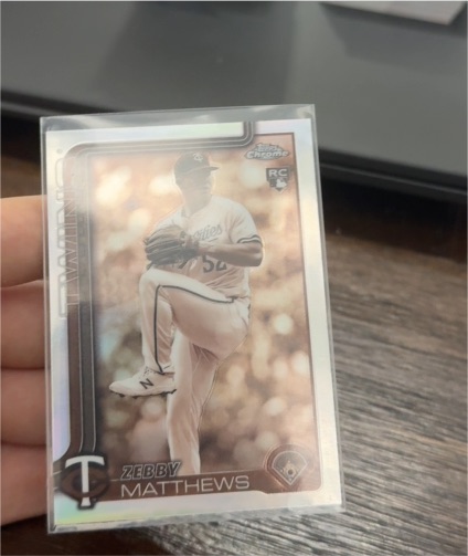 2025 Topps Chrome #277 Zebby Matthews — front