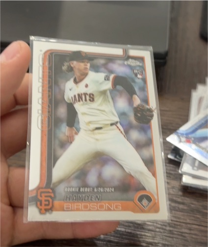 2025 Topps Chrome Update #US34 Hayden Birdsong — front