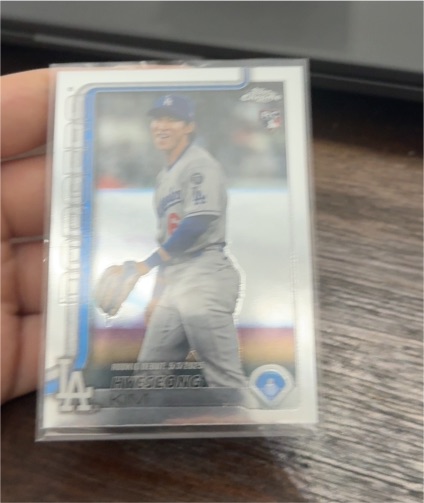 2025 Topps Chrome Update #USC149 Hyeseong Kim Rookie Debut — front